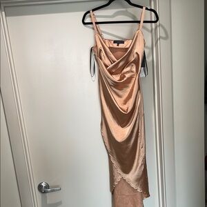 Elegant Gold Rachel Roy dress